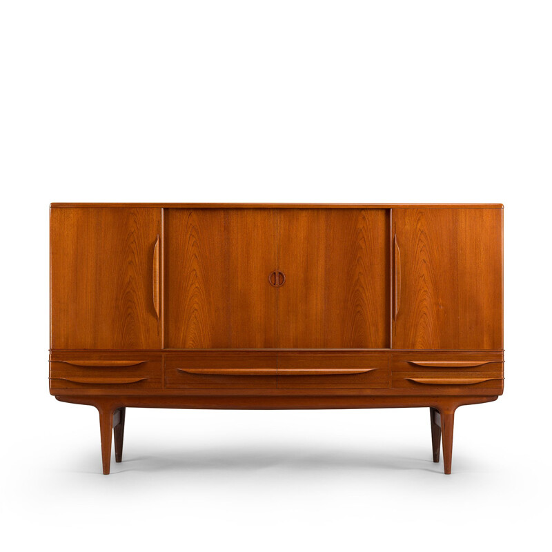  Mid-Century Teak Sideboard UM 14 by Johannes Andersen for Uldum Møbelfabrik, Danish 1960s