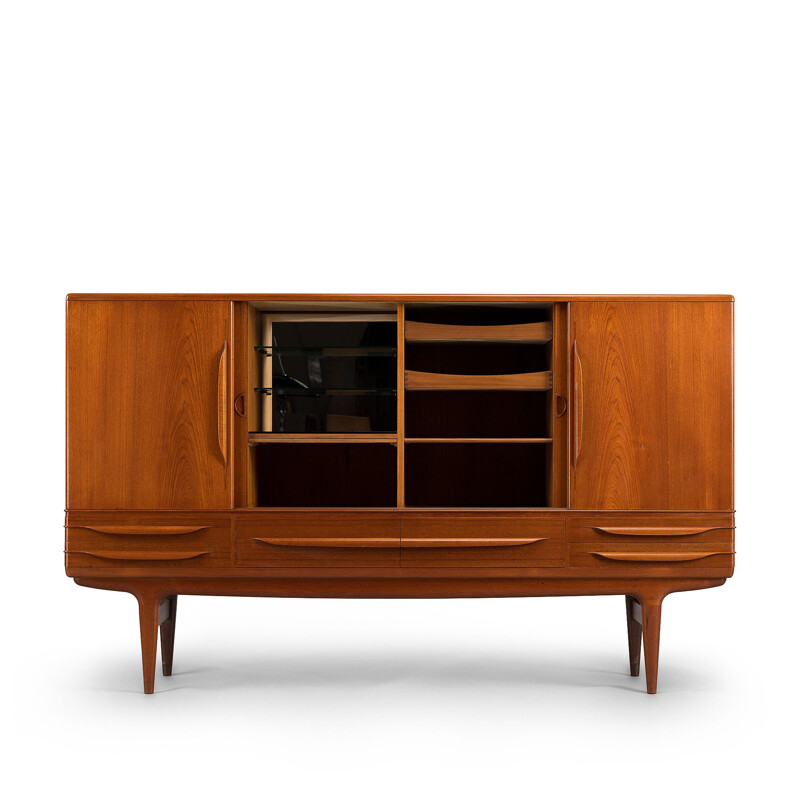  Mid-Century Teak Sideboard UM 14 by Johannes Andersen for Uldum Møbelfabrik, Danish 1960s