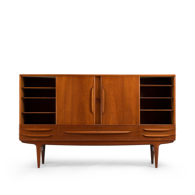  Mid-Century Teak Sideboard UM 14 by Johannes Andersen for Uldum Møbelfabrik, Danish 1960s