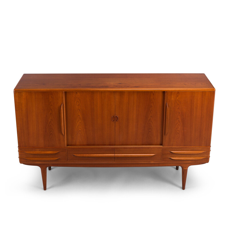  Mid-Century Teak Sideboard UM 14 by Johannes Andersen for Uldum Møbelfabrik, Danish 1960s