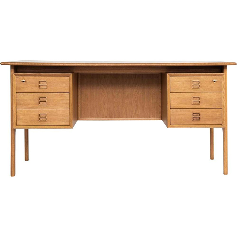 Midcentury  desk in oak by Arne Vodder for Sibast Danish 1960s