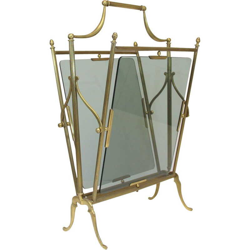 Vintage Magazine Rack from Maison Jansen French, 1940s