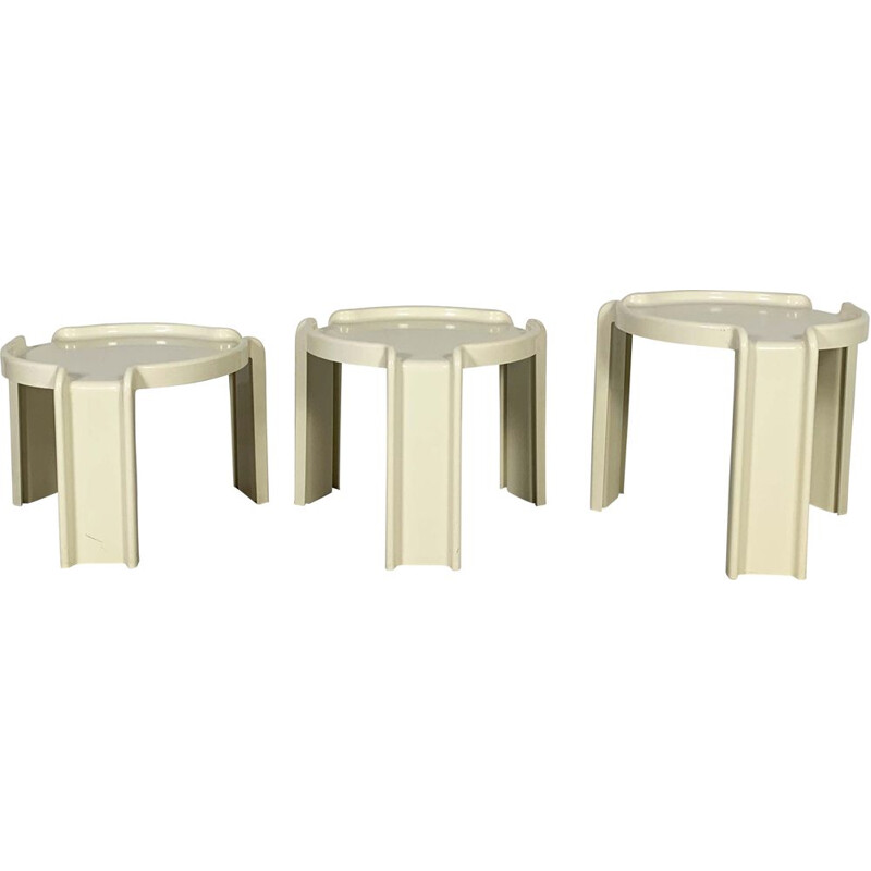 Vintage Nesting Tables by Giotto Stoppino for Kartell, 1970s