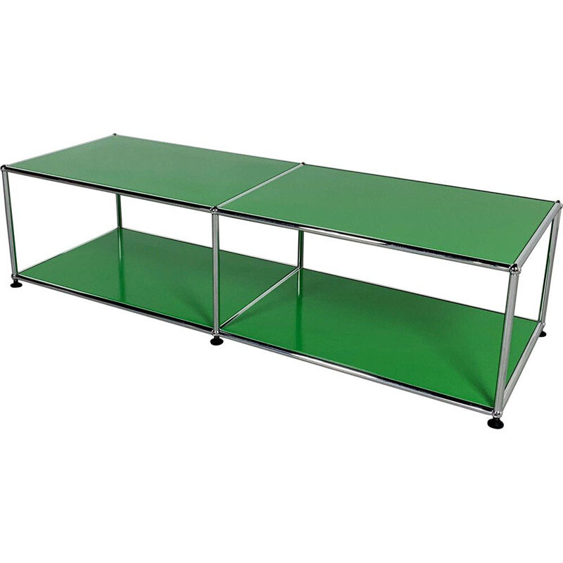 Vintage Green ShelfTable by Fritz Haller & Paul Schärer for USM Haller, 1980s