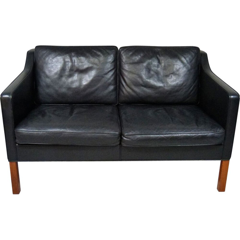 Vintage Twoseats sofa by Børge Mogensen for Fredericia, Denmark 