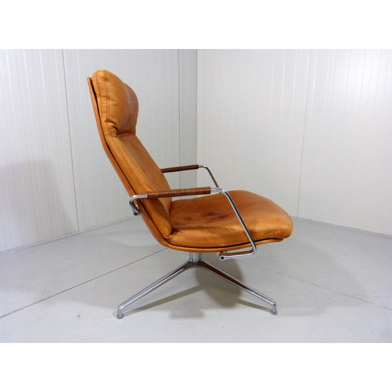 Fauteuil lounge vintage FK 86 Fabricius Kastholm pour Kill International, Allemagne