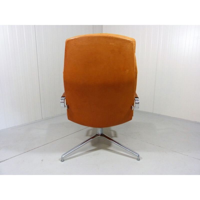 Fauteuil lounge vintage FK 86 Fabricius Kastholm pour Kill International, Allemagne