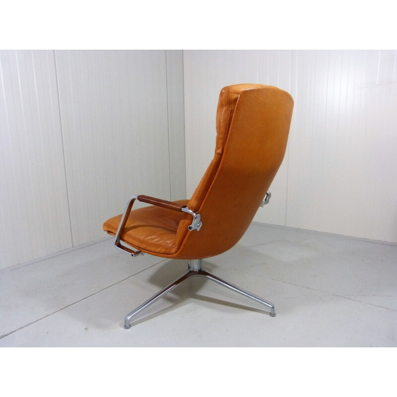 Fauteuil lounge vintage FK 86 Fabricius Kastholm pour Kill International, Allemagne