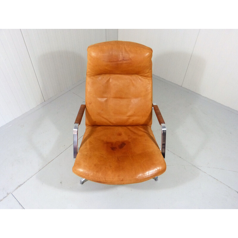 Fauteuil lounge vintage FK 86 Fabricius Kastholm pour Kill International, Allemagne