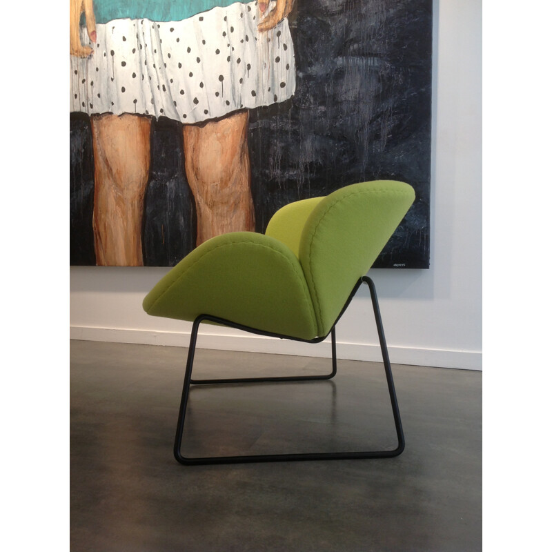 Green "Orange Slice" armchair, Pierre Paulin - 1950s 