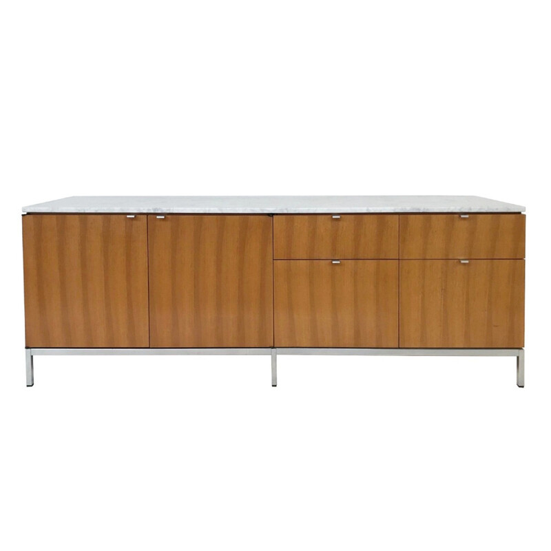 Vintage Florence Knoll sideboard with marble top