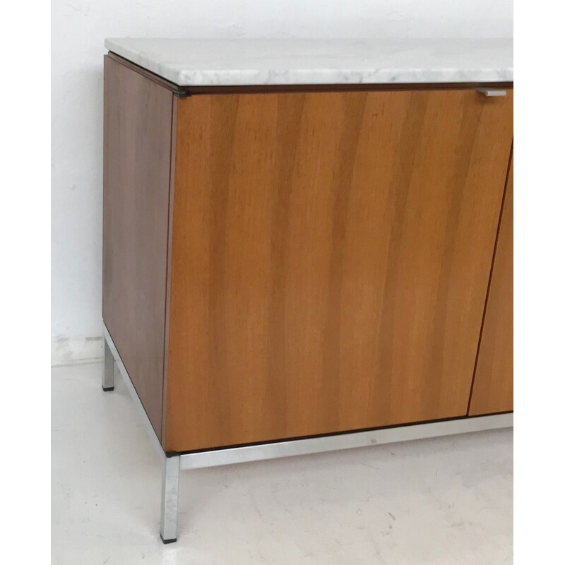 Vintage Florence Knoll sideboard with marble top