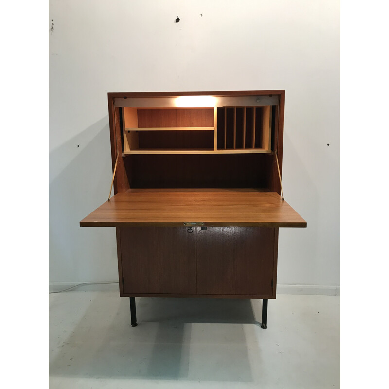 Vintage Scandinavian teak buffet-secretary