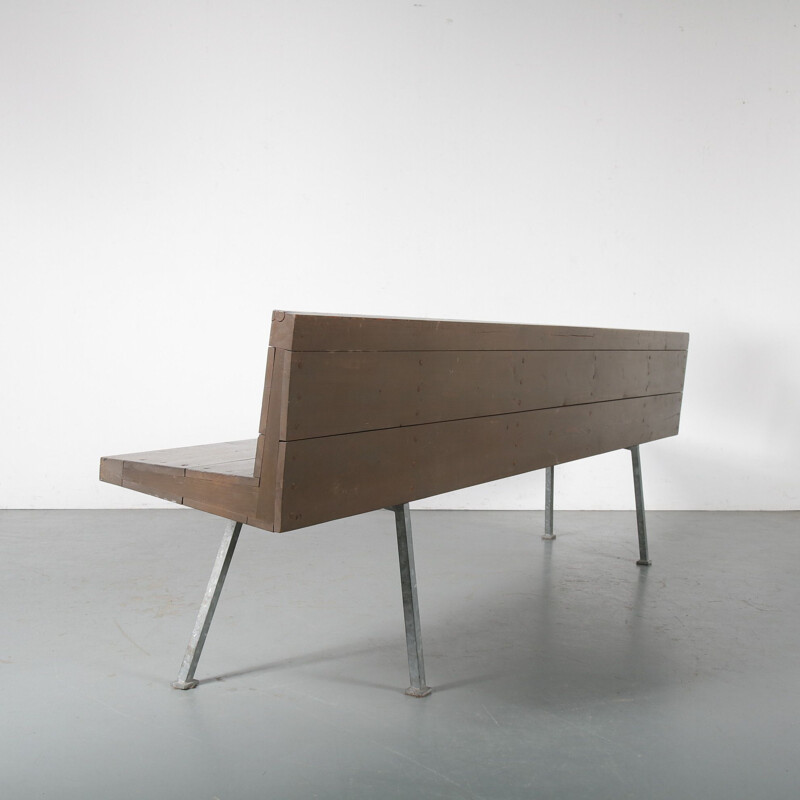 Vintage Dom Hans van der Laan Bench, Netherlands 1960s