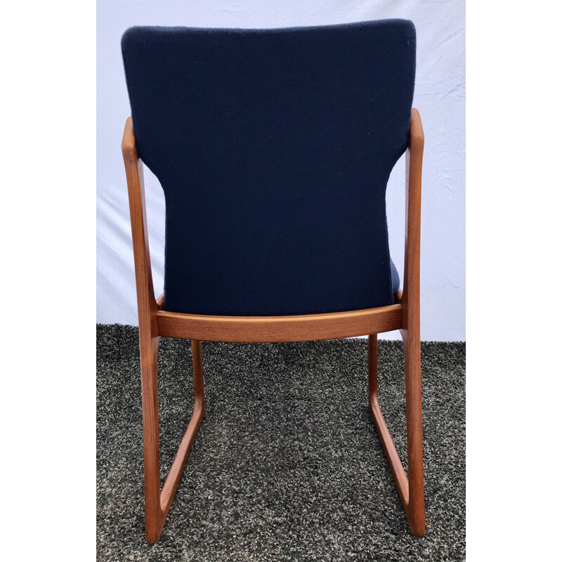 Set of 6 vintage Dining Chairs Danish Teak from Vamdrup Stolefabrik, 1960s