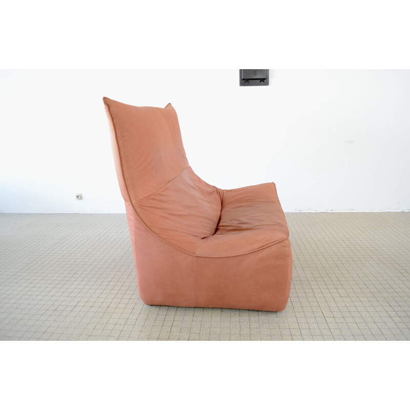 Vintage Montis Florence 'The Rock' terracotta red 2-seater sofa by Gerard van den Berg