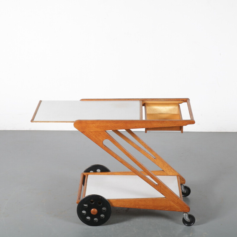 Vintage PE03 Trolley by Cees Braakman for Pastoe, Netherlands 1950