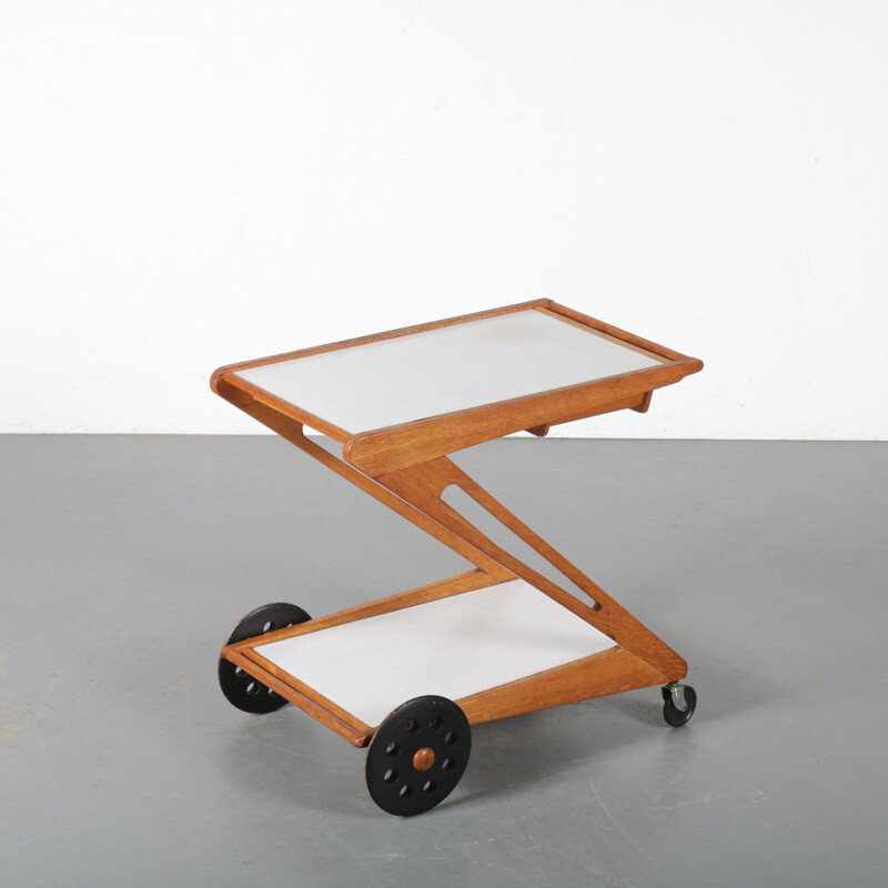 Vintage PE03 Trolley by Cees Braakman for Pastoe, Netherlands 1950