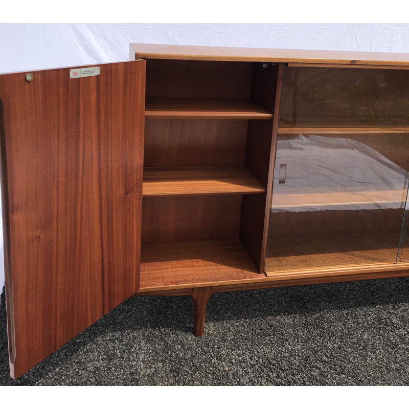 Mid Century Vintage Mcintosh Teak Display Cabinet 1960s