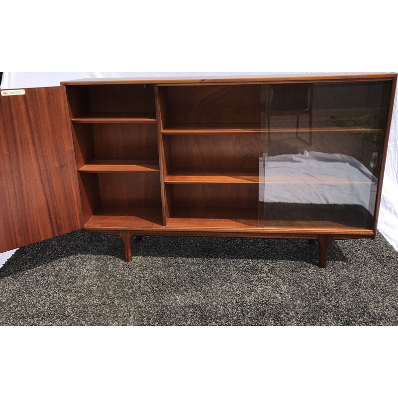 Mid Century Vintage Mcintosh Teak Display Cabinet 1960s