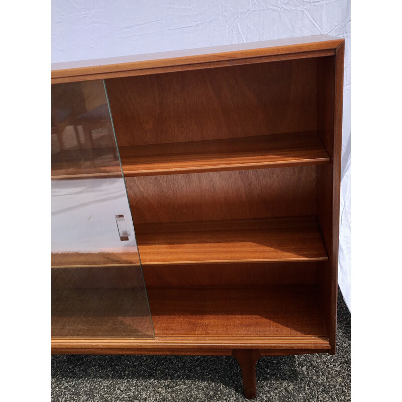 Mid Century Vintage Mcintosh Teak Display Cabinet 1960s