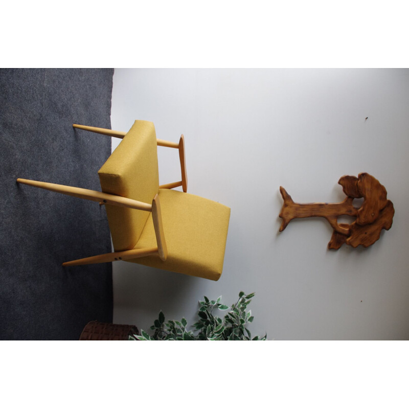 Mid Century yellow Armchair, 1960