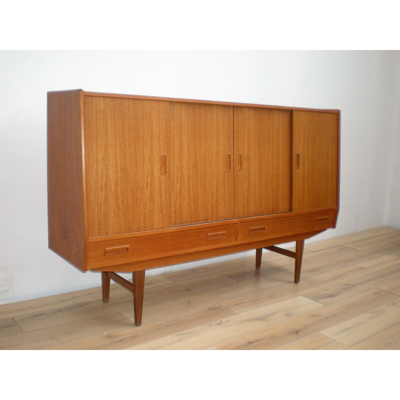 P. Westergaard Scandinavian sideboard in teak, Borge SEINDAL -1960s