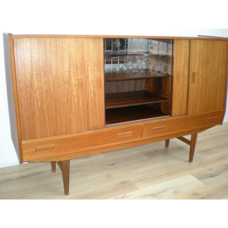 P. Westergaard Scandinavian sideboard in teak, Borge SEINDAL -1960s