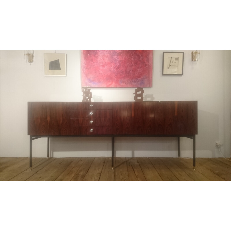 Rio rosewood french sideboard, Alain RICHARD - 1959