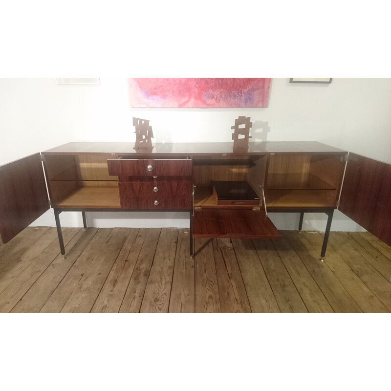 Rio rosewood french sideboard, Alain RICHARD - 1959