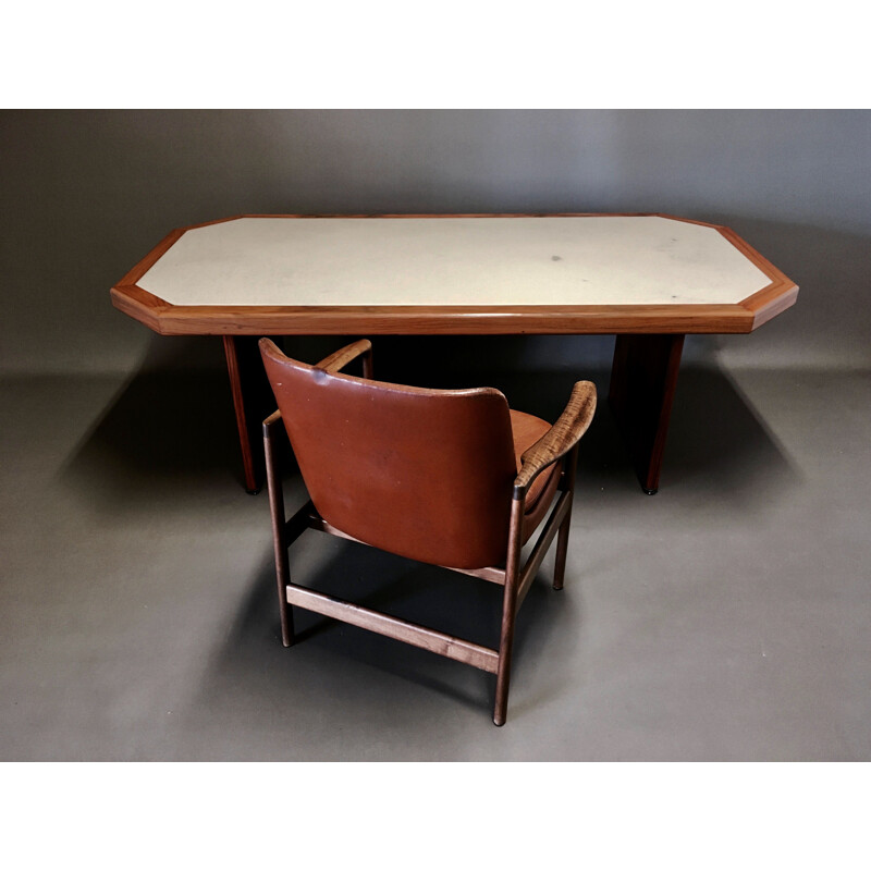Vintage high desk or table Knoll Antimott 1950