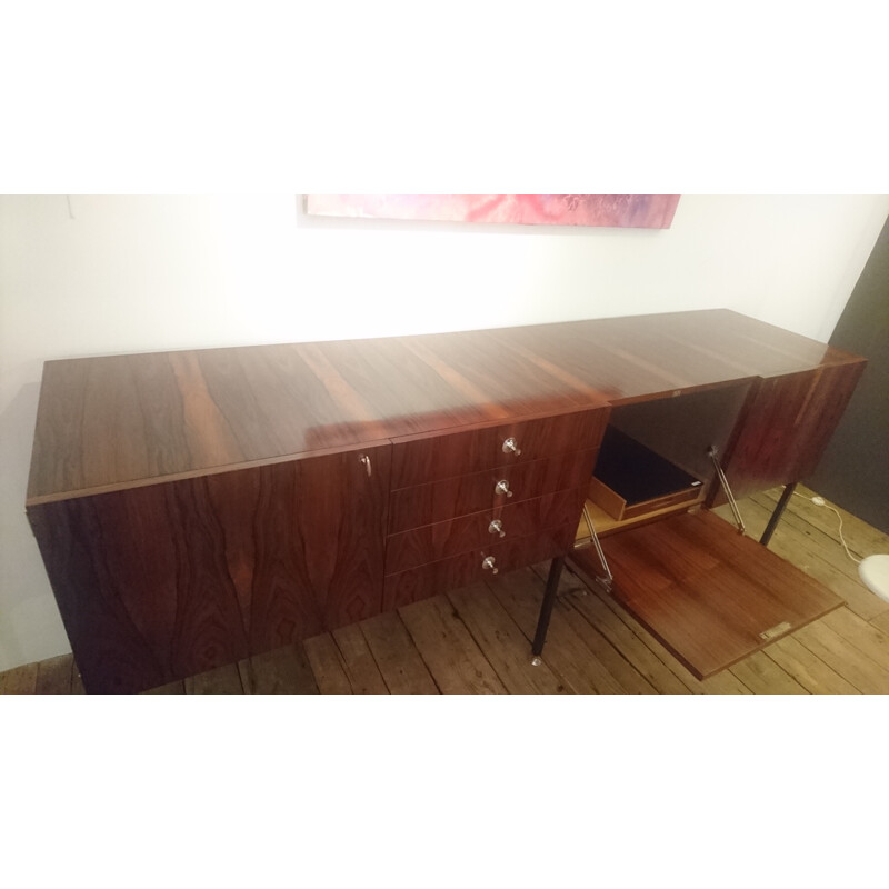 Rio rosewood french sideboard, Alain RICHARD - 1959