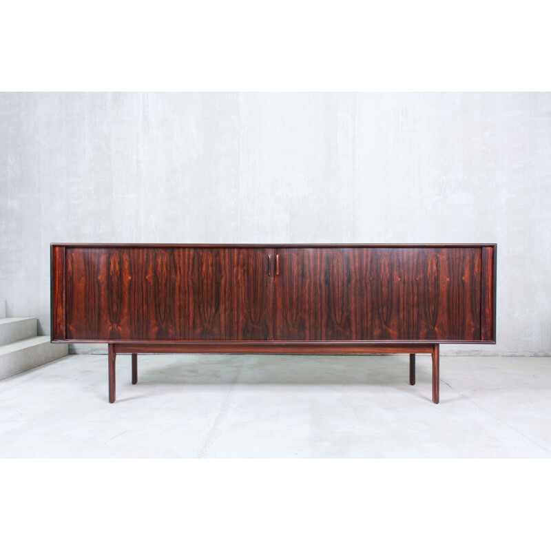 Vintage rosewood highboard by Bruno Hansen, Denmark 1960