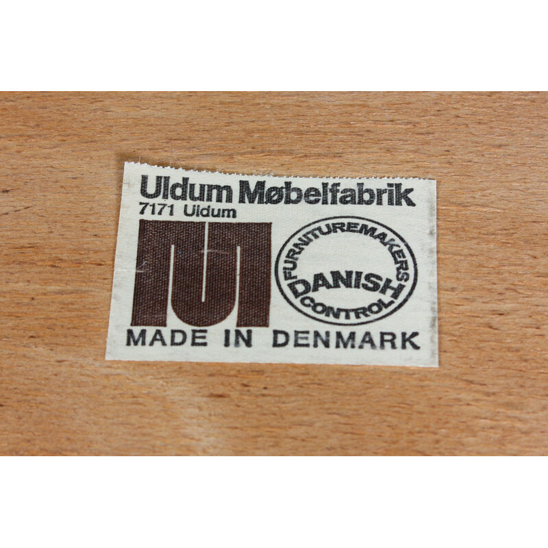 Lot de 12 chaises vintage en palissandre de Johannes Andersen pour Uldum Møbelfabrik 1960