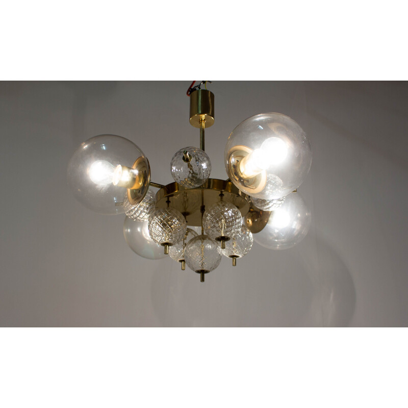 Large Chandelier by Kamenicky Senov, 1960s