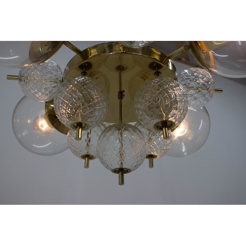 Large Chandelier by Kamenicky Senov, 1960s