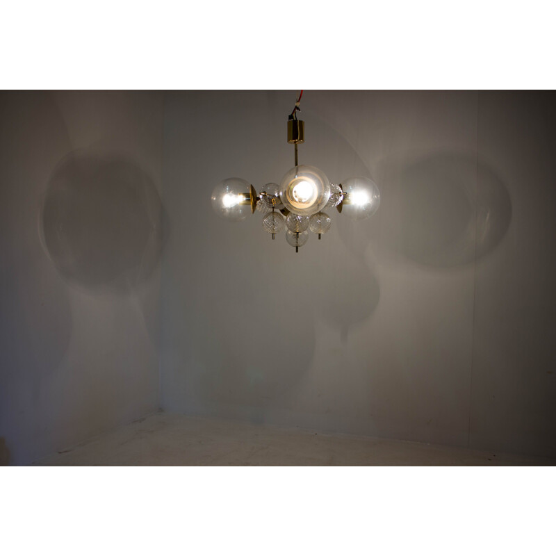 Large Chandelier by Kamenicky Senov, 1960s