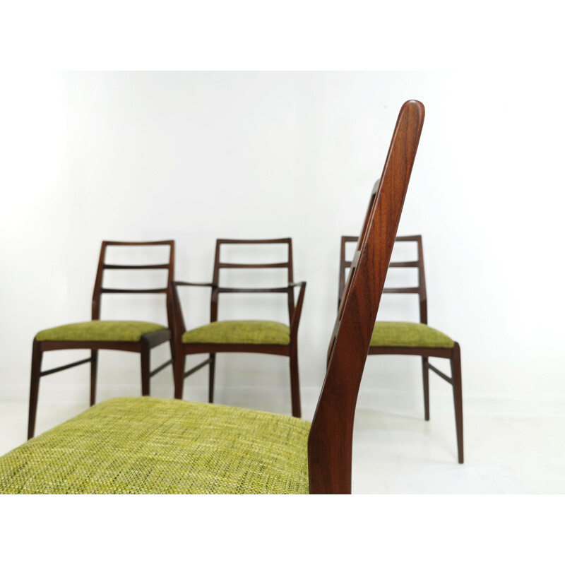 Lot de 6 chaises vintage en teck afromosia par Richard Hornby pour Fyne Ladye 1960