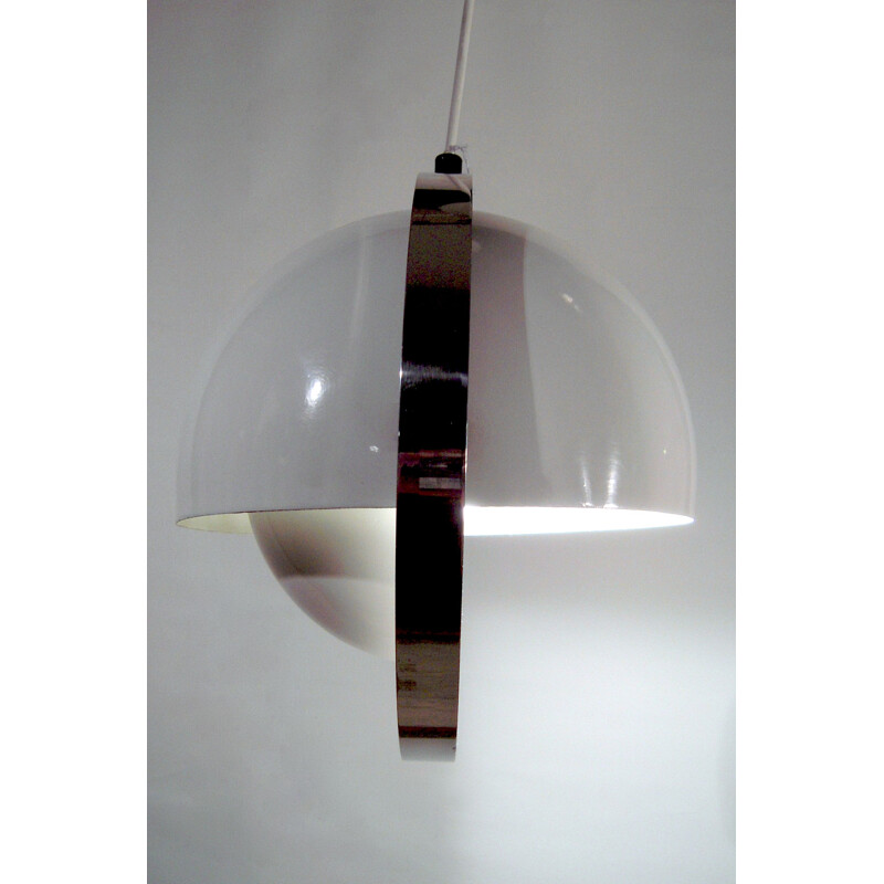 Vintage Moon Light suspension lamp, Space Age by Brylle and Jacobsen, 1960