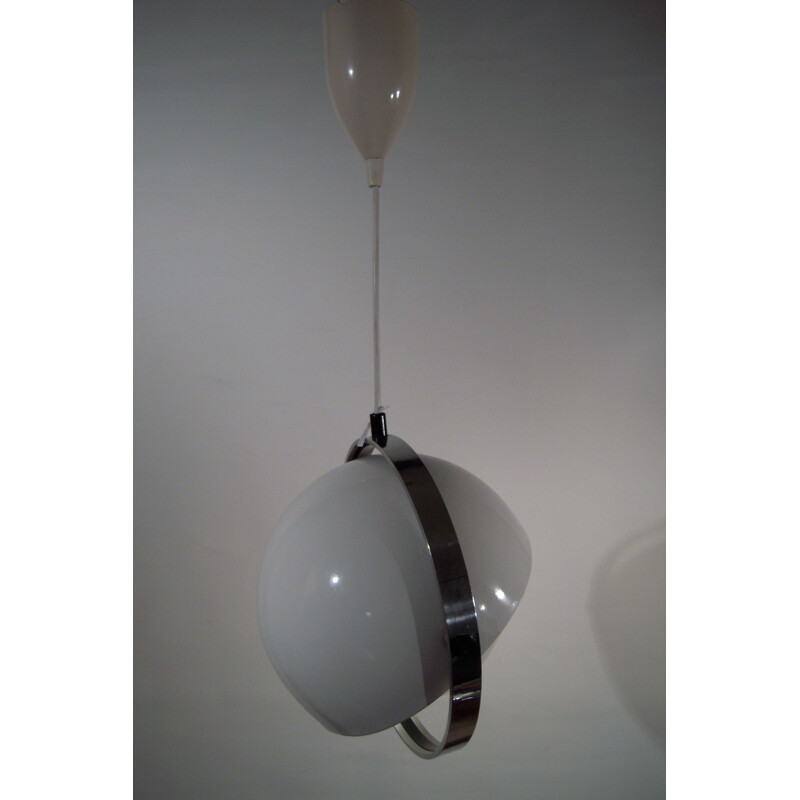 Vintage Moon Light suspension lamp, Space Age by Brylle and Jacobsen, 1960