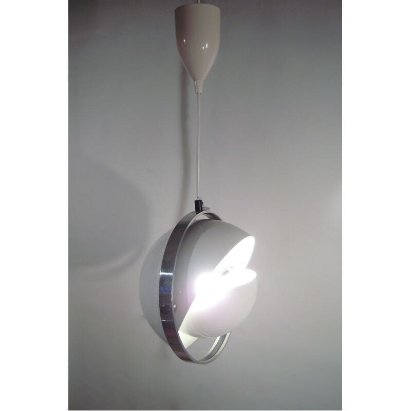 Vintage Moon Light suspension lamp, Space Age by Brylle and Jacobsen, 1960