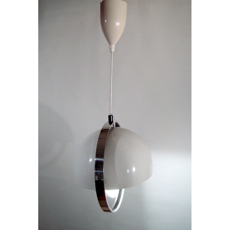 Vintage Moon Light suspension lamp, Space Age by Brylle and Jacobsen, 1960