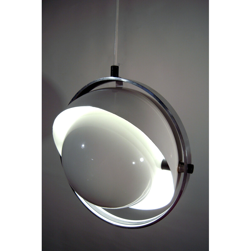 Vintage Moon Light suspension lamp, Space Age by Brylle and Jacobsen, 1960