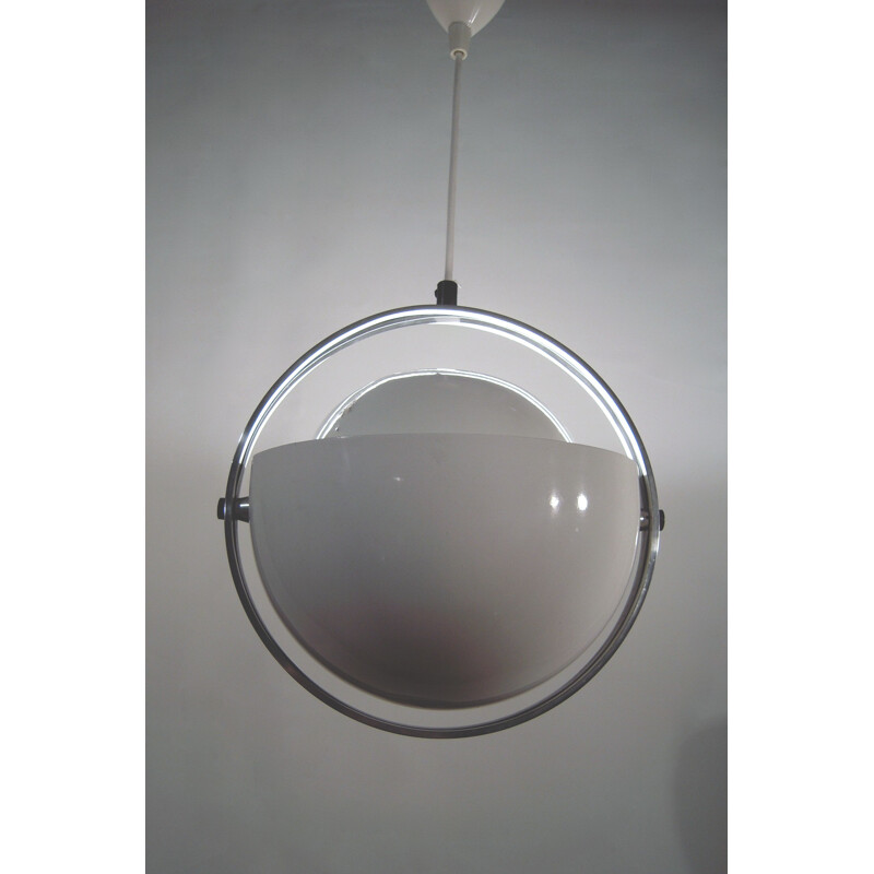 Vintage Moon Light suspension lamp, Space Age by Brylle and Jacobsen, 1960