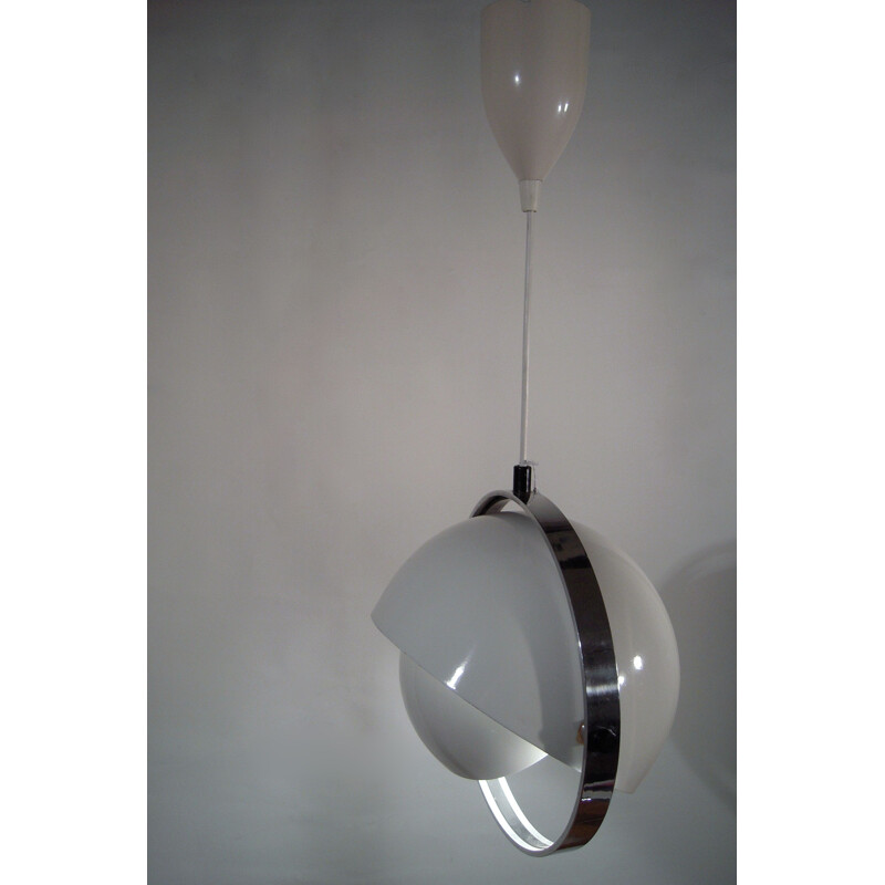 Vintage Moon Light suspension lamp, Space Age by Brylle and Jacobsen, 1960