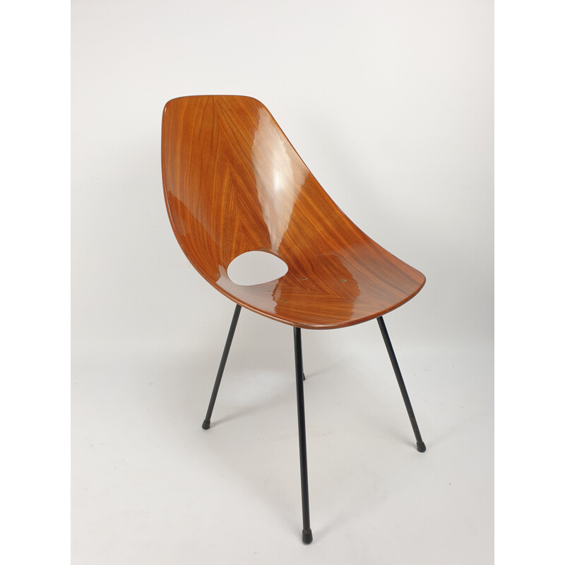 Vintage Medea Bentwood Chair by Vittorio Nobili for Fratelli Tagliablue, 1950s