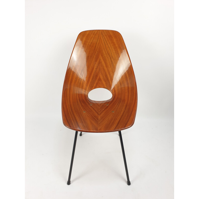 Chaise Vintage Medea en bois courbé de Vittorio Nobili pour Fratelli Tagliablue 1950