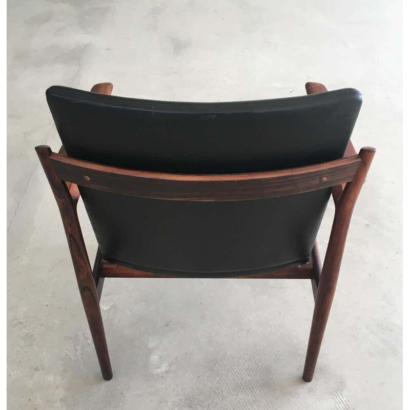 Sillón vintage de palisandro de Sibast Furniture Arne Vodder Danés 1960