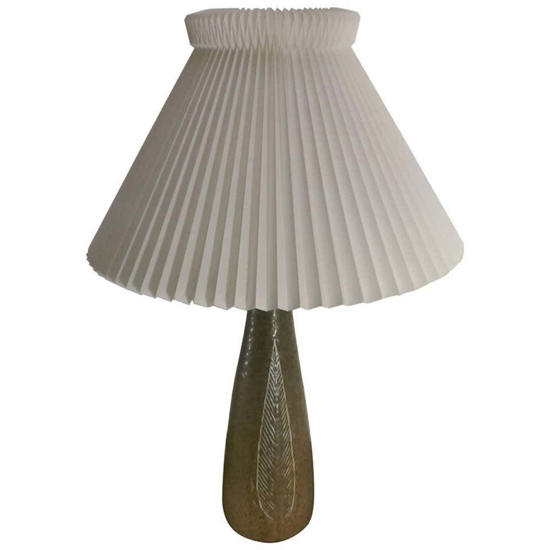 Lampe vintage en grès émaillé de Royal Copenhagen Gerd Bogelund Celadon, 1960