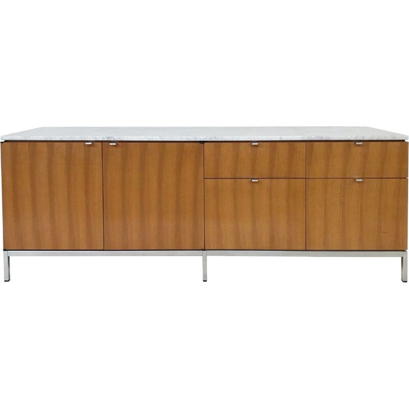 Vintage Florence Knoll sideboard with marble top